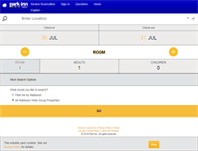 Tablet Screenshot of m.parkinn.com